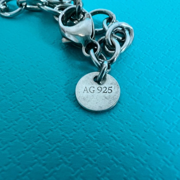 🔴🆑Authentic TIFFANY & CO INFINITY VINTAGE Sterling Silver Link Bracelet 🆑🔴 - Picture 5 of 9